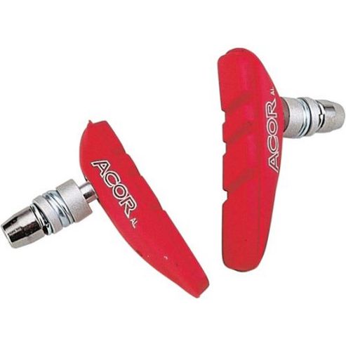 Image of Acor Bmx V-brake Pads, Red