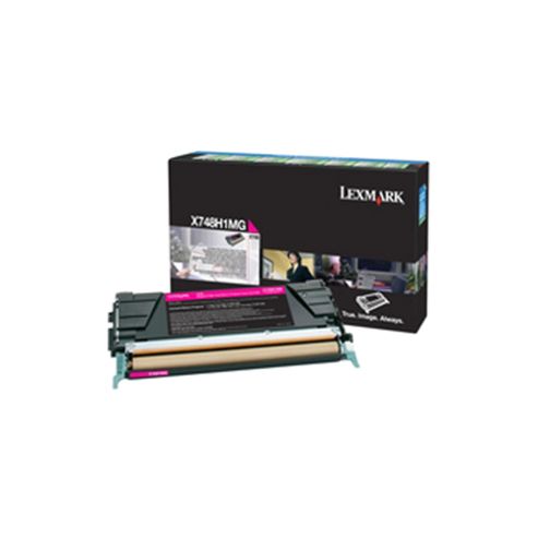 Image of Lexmark X748 Return Programme Toner Cartridge High Yield Magenta X748h1mg
