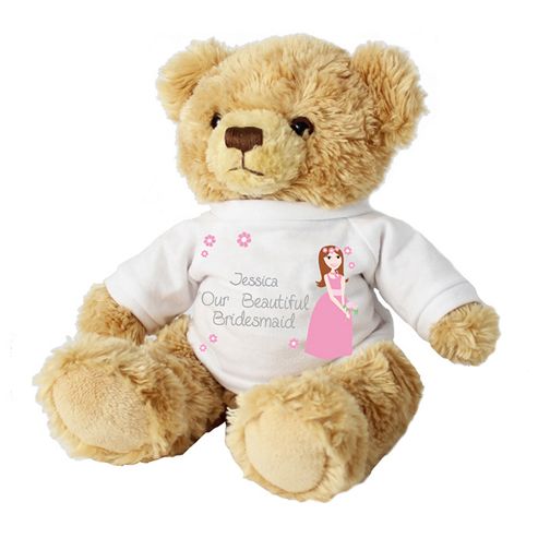 Image of Personalised Fabulous Bridesmaid Wedding Bear