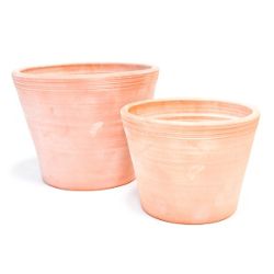 Kitchen garden terracotta pots