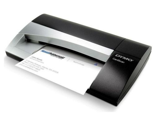Image of Dymo Cardscan Executive Card Scanner V9 - Silver And Black