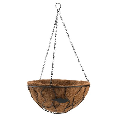 Image of Tesco 14" Bird Design Hanging Basket