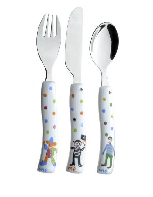 Image of Arthur Price Cherish Me Boy Design 3 Piece Child's Cutlery Set