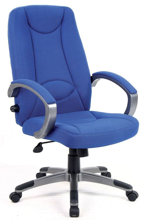 Image of Office Basics Lucca Executive Chair - Blue