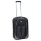Beverly Hills Polo Club 2-Wheel Suitcase, Black & Silver Medium