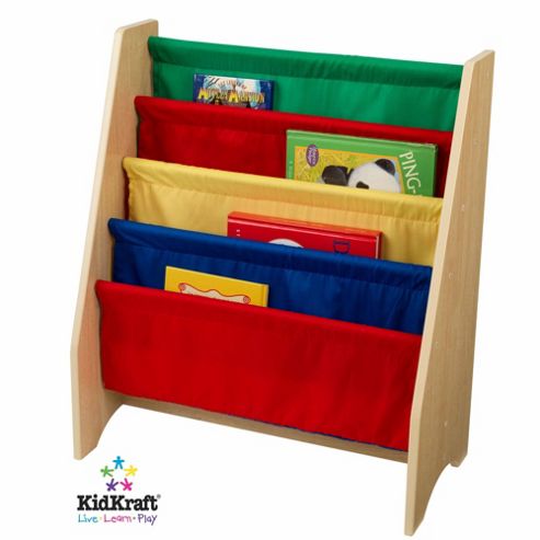 Image of Kidkraft Primary Sling Bookshelf
