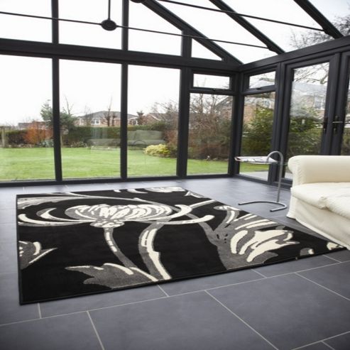 Image of Retro Classics Loretta Black/grey 60x230 Cm Runner
