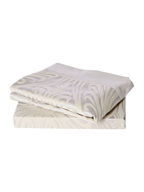 Image of Linea Morris Jacquard Oxford Pillowcase Pair In Champagne