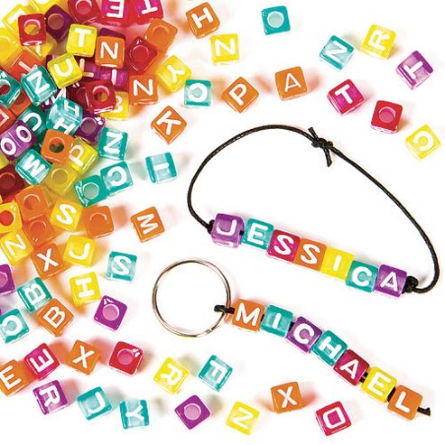 Image of Alphabet Cube Beads (pack Of 450)