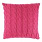F&F Home Pink Cable Knit Cushion