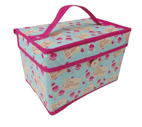Image of Country Club Small Sewing And Craft Chest, Sew Design, 21 X 14 X 14cm