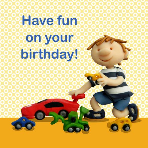 Image of Holy Mackerel Have Fun On Your Birthday Greetings Card