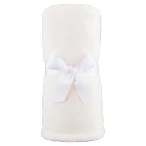 Image of Super Soft Fleece Throw, Ivory