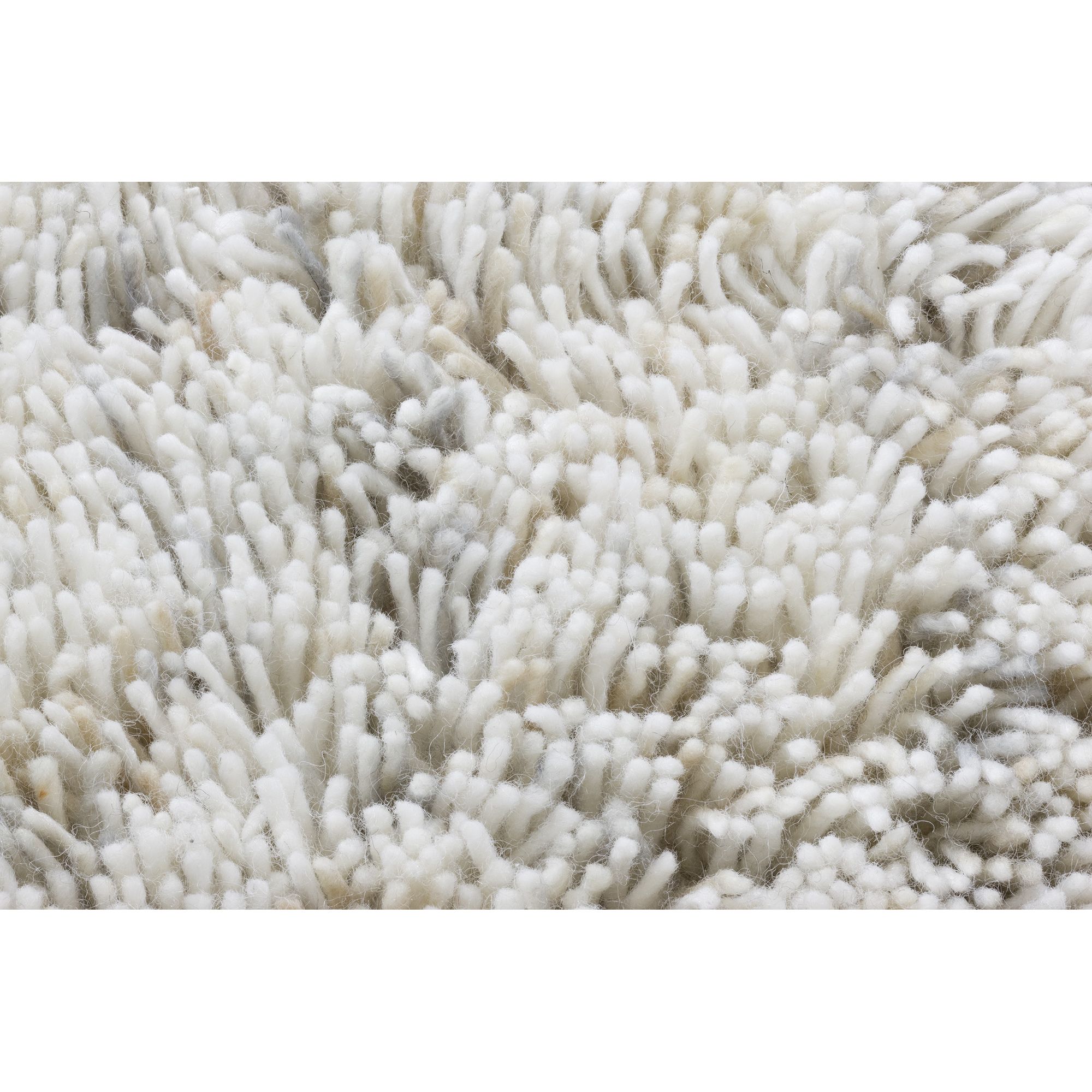 Linie Design Coral White Shag Rug - 300cm x 200cm at Tesco Direct