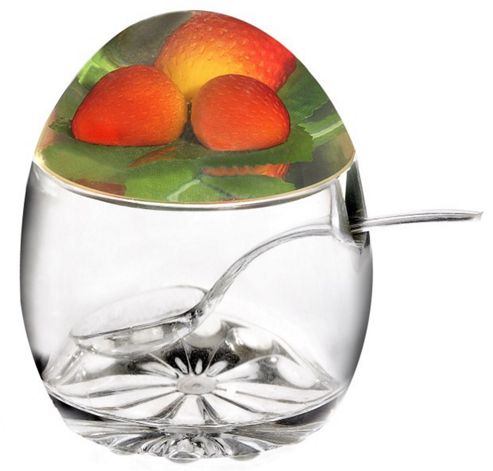 Image of Epicurean Strawberry Jampot And Spoon