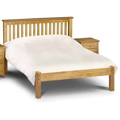 Image of All Home Seville High Footboard Bed Frame - Single (3') / Stone White