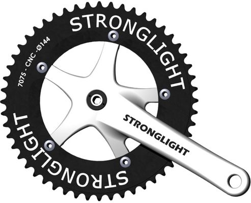 Image of Stronglight Track 2000 Cranks: 165mm.
