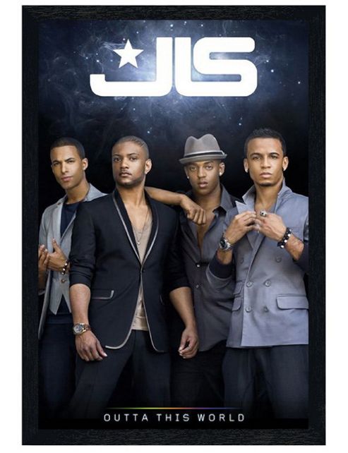 Image of Jls Black Wooden Framed Outta This World Poster