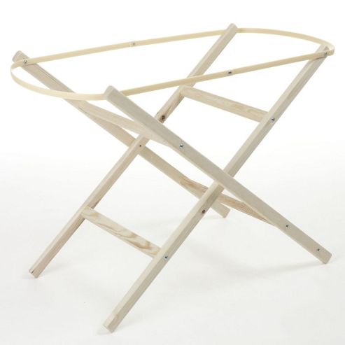 Image of Natures Purest Moses Basket Stand Eco Folder Natural