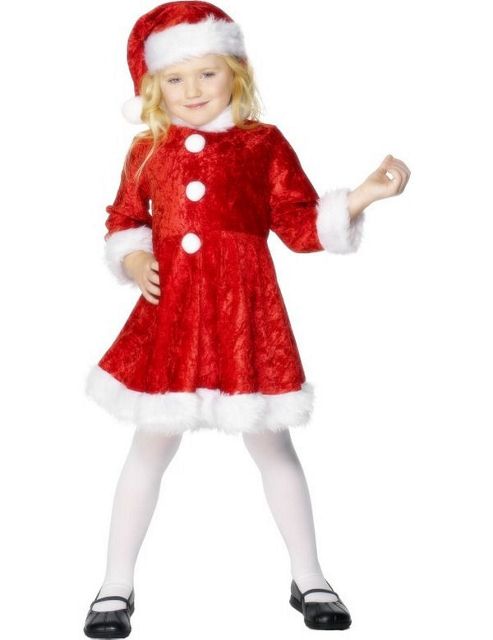 Image of Mini Miss Santa Costume Medium