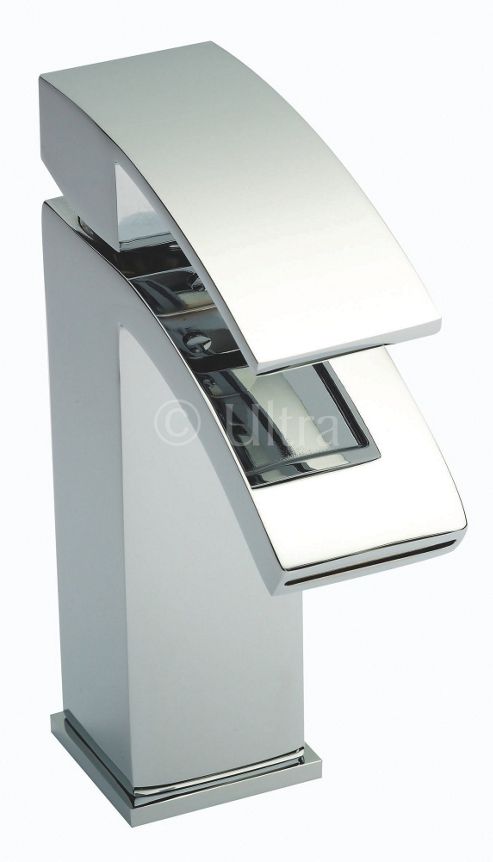 Image of Ultra Vibe Single Lever Mono Basin Mixer Without Waste In Chrome