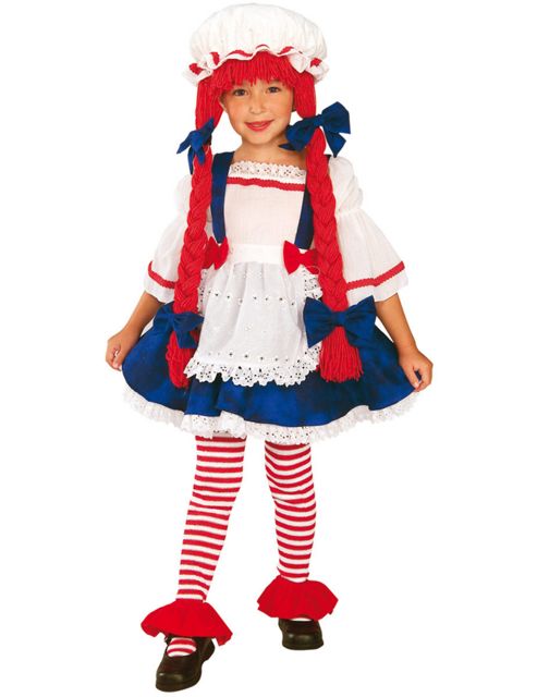 Image of Child Rag Doll Girl Costume Toddler