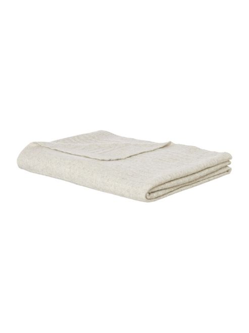 Image of Casa Couture Wool Throw, Grey
