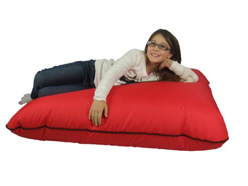 Image of Ashcroft Outdoor Bean Bag Floor Cushion - Yellow