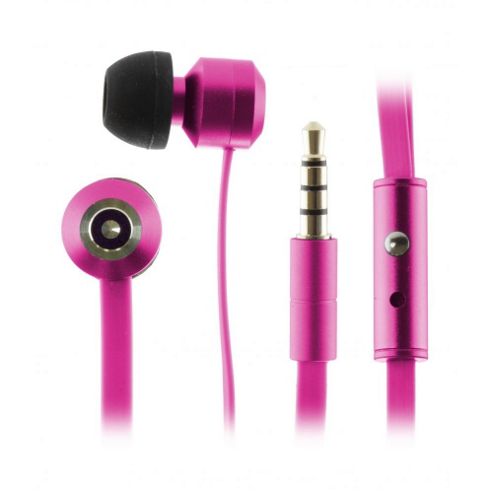 Image of Kitsound Ribbons Earphones With Microphone Pink