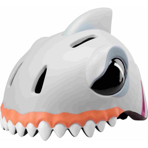 Image of Crazy Stuff Childrens Helmet: White Shark S/m