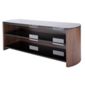 Walnut Real Wood Veneer TV Stand for screens up to 50 inch