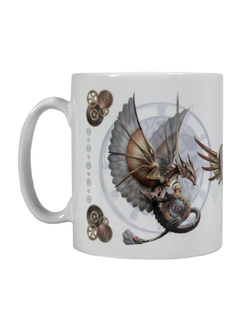 Image of Anne Stokes Clockwork Dragon 10oz Ceramic Mug