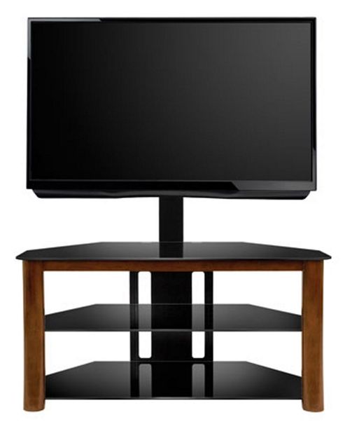 Image of Bello Tp-4501 Dark Cherry Wood Tv Stand