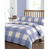 Newquay Double Quilt Cover Set - Blue