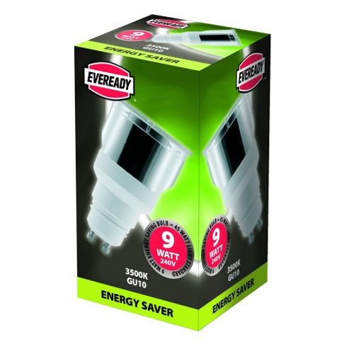 Image of Eveready 9w 240v Energy Saving Mini Gu10 Lamp