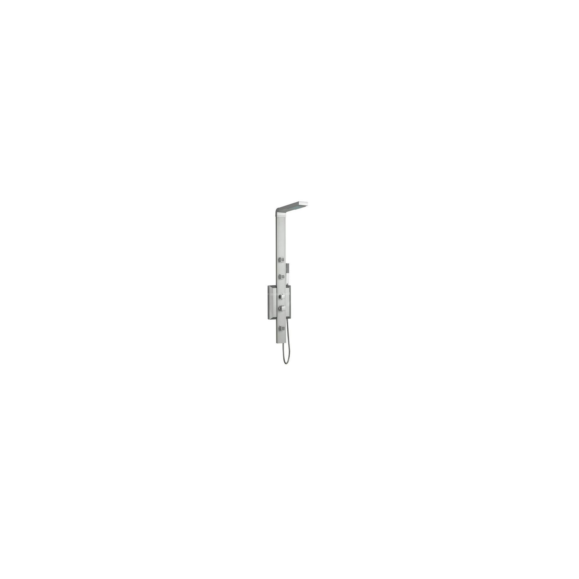 Hudson Reed Avid Chrome Thermostatic Shower Panel at Tesco Direct