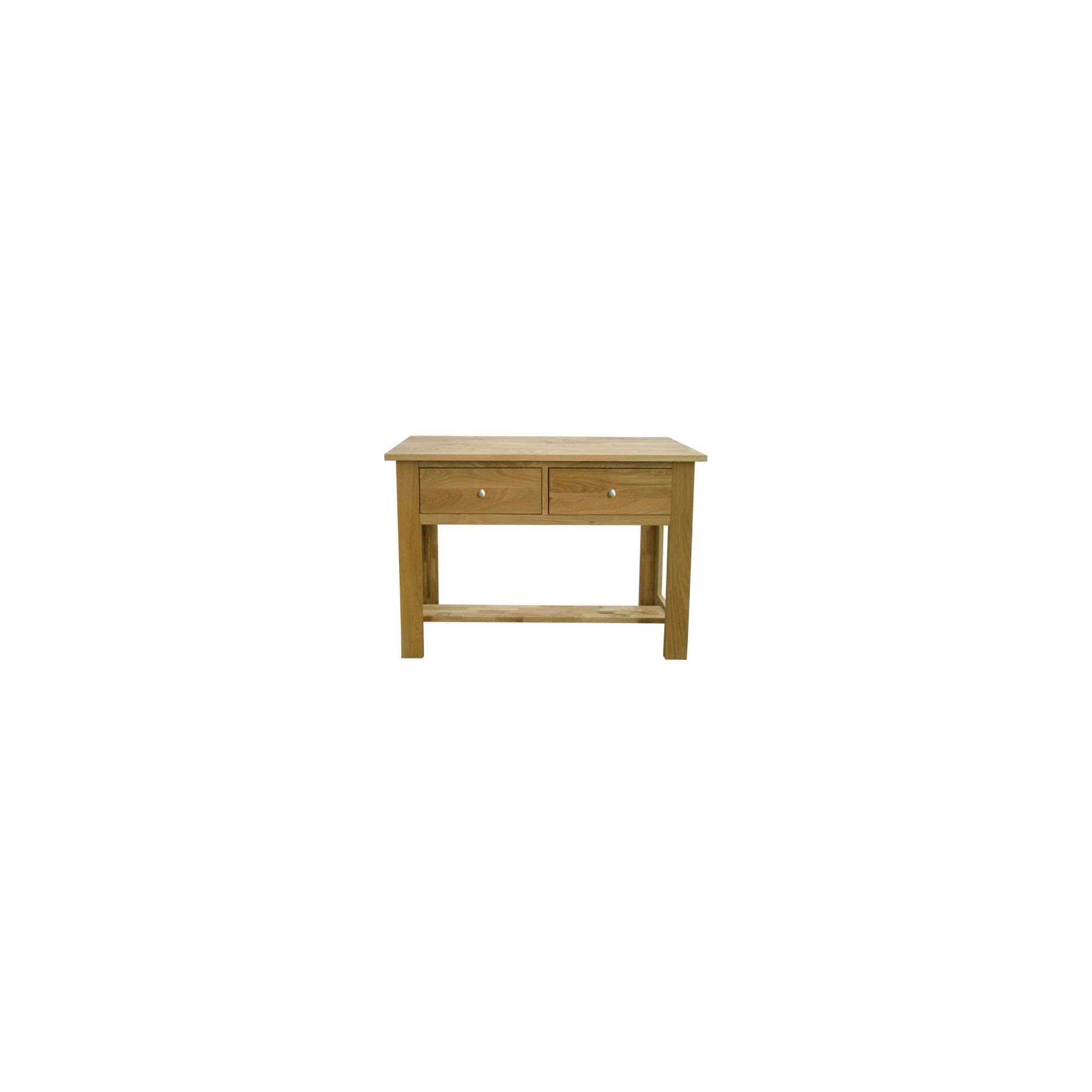 Home Zone Furniture Lincoln Oak 2009 Large Console Table at Tesco Direct