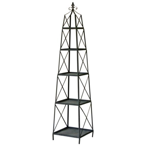 Image of Originals Pyramid Shelf Unit With Fleur De Lys Top