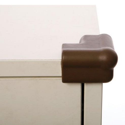 Image of Dreambaby Foam Corner Bumpers Dark Brown Pack Of 4