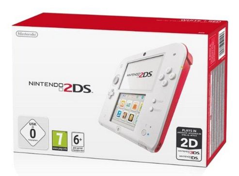 Image of Nintendo 2ds - White & Red