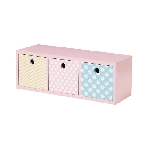 Image of Mothercare Baby Nursery Butterfly Fields Storage Cubes