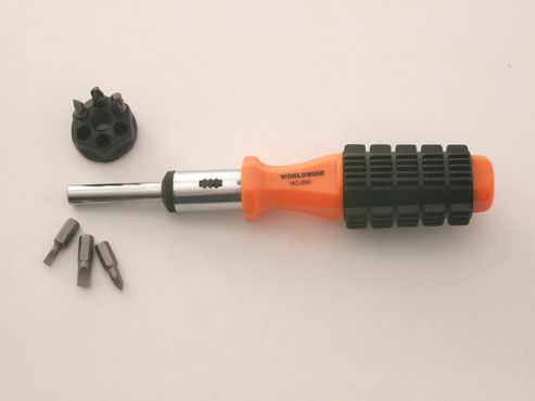 Image of Worldwide 690 Ratchet S/driver + 6 Bits