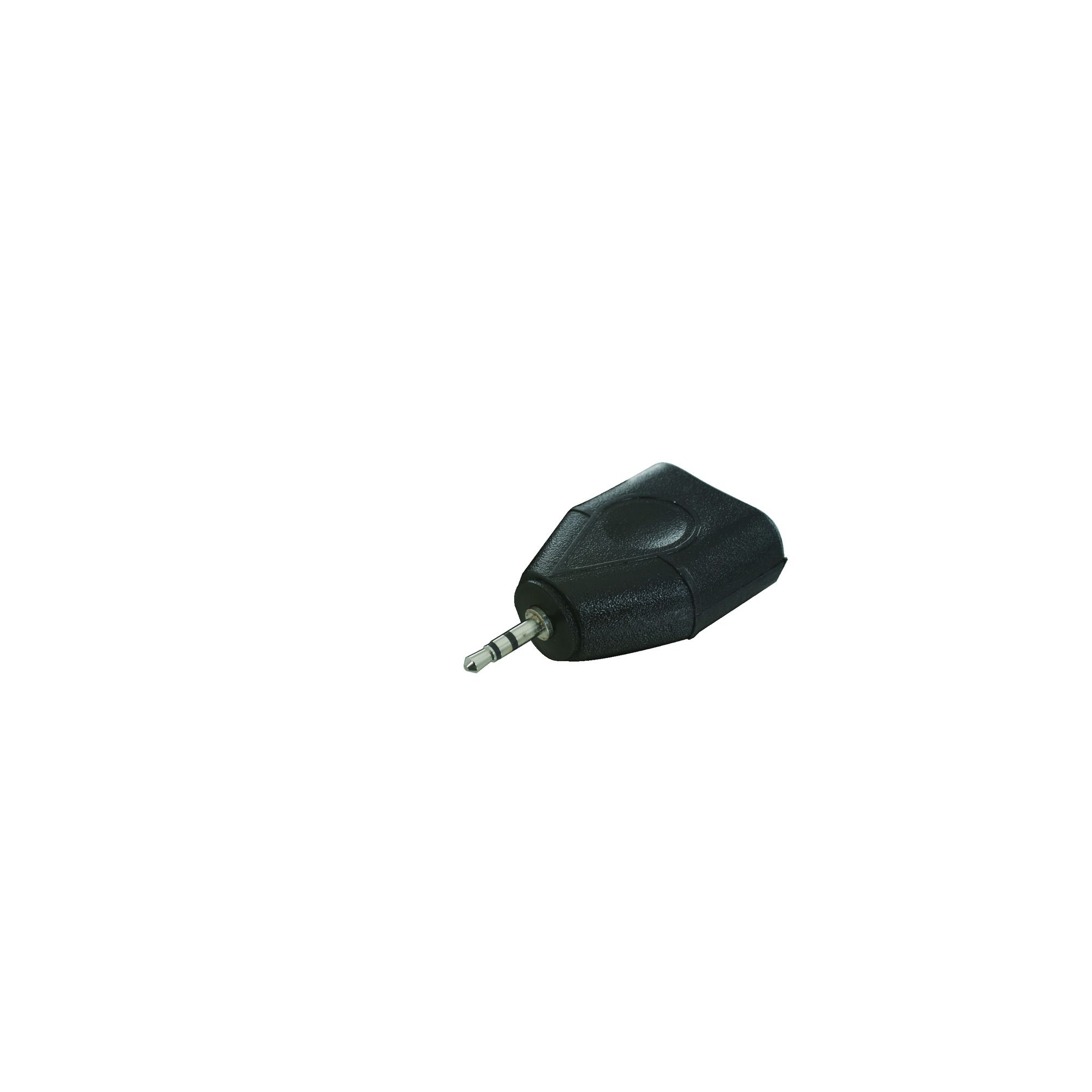 2.5mm Stereo Plug to Two 3.5mm Stereo Sockets Adaptor