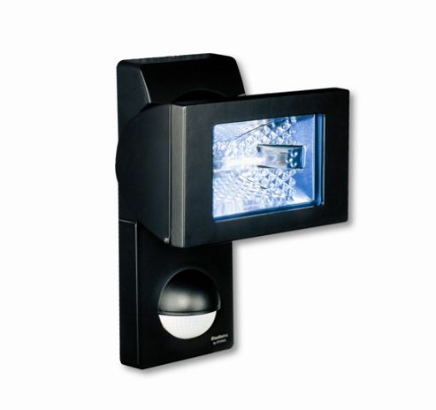 Image of Steinel Hs152 Black Wall Mounted 150w Halogen Sensor Light