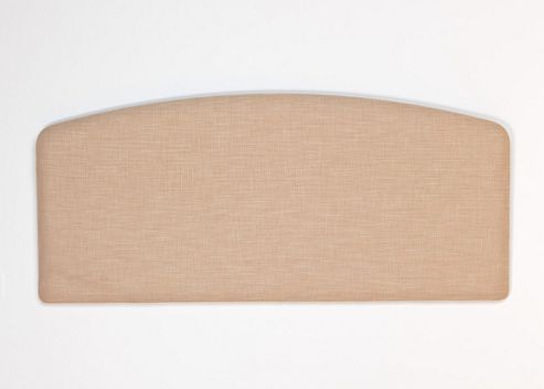 Image of Kyoto Gloucester Curved Upholstered Headboard - Victoria Stone - Single