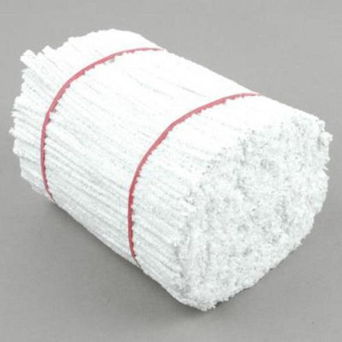Image of Pipe Cleaners Bulk White 1000