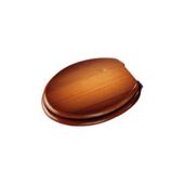 Croydex Wl515002 T.Seat Standard AntiquePine/Brass
