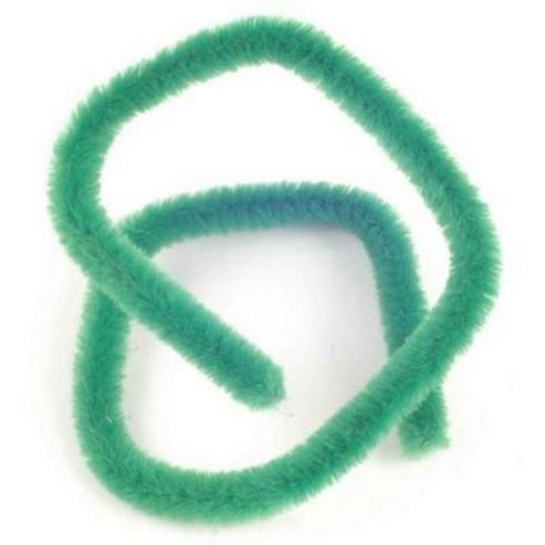 Image of Chenille 9 Mm Emerald Bulk Pack Of 100
