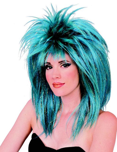 Image of Blue And Turquoise Diva Wig