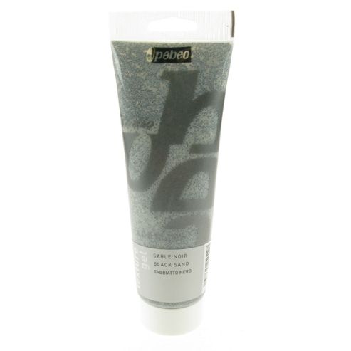 Image of Pebeo Studio Acrylic - Black Sand Texture Gel